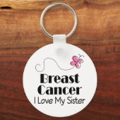 Brustkrebs I Liebe meiner Schwester Schlüsselanhänger (Vorderseite)