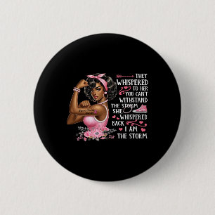 Brustkrebs Ich bin die schwarzen Sturmfrauen, die Button