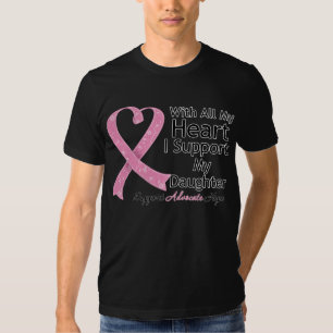Brustkrebs Ich unterstütze meine Tochter T-Shirt