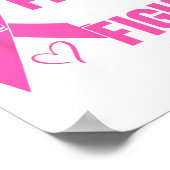 Brustkrebs Ihr Kampf ist mein Kampf gegen Brustkre Poster (Ecke)