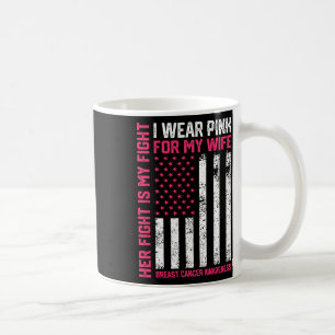 Brustkrebs Ihr Kampf ist mein Kampf ich trage rosa Kaffeetasse