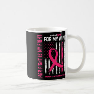 Brustkrebs Ihr Kampf ist mein Kampf ich trage rosa Kaffeetasse