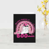 Brustkrebs im Rainbow-Ghost-Geist ist das Bootschi Karte (Gelbe Blume)