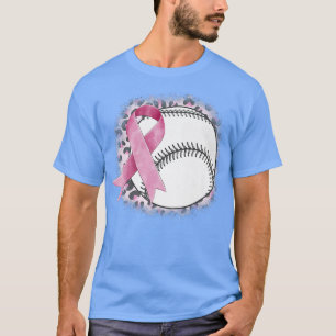 Brustkrebs im Teeball-Takt Rink Ribbon-Kampf für T-Shirt