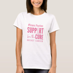 Brustkrebs. Individuelle Unterstützung für den T - T-Shirt