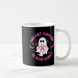 Brustkrebs ist Boo Sheet Bewusstsein Halloween nk Kaffeetasse