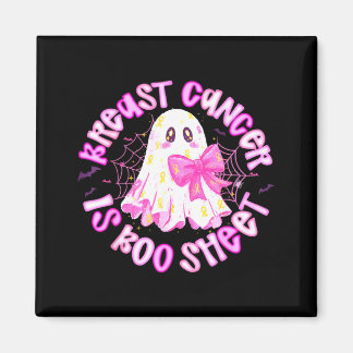 Brustkrebs ist Boo Sheet Halloween Brustkrebs Magnet