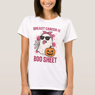 Brustkrebs Ist Boo Sheet Lustiger Geist Halloween T-Shirt