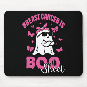 Brustkrebs ist Booblatt rosa Ribbon Funny Ghost Mousepad