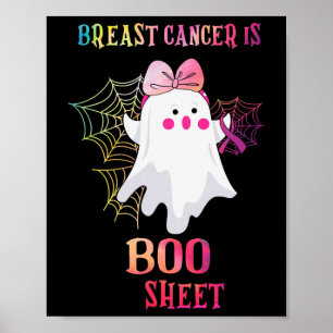 Brustkrebs ist das Bootschild1 Poster
