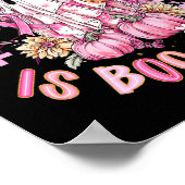 Brustkrebs ist ein boomfähiges Halloween-Brustkreb Poster (Ecke)