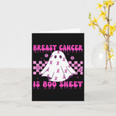 Brustkrebs ist ein boomfähiges Halloween Karte (Gelbe Blume)