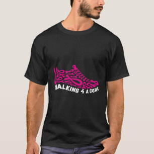 Brustkrebs K Ribbon Spaziergang zur Kur-Aufklärung T-Shirt