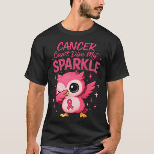 Brustkrebs Kämpfen mit rosa Eule Bewusstsein A T-Shirt