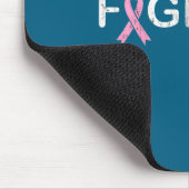 Brustkrebs Kämpfer Welt Tag Kunstwerk Mousepad (Ecke)