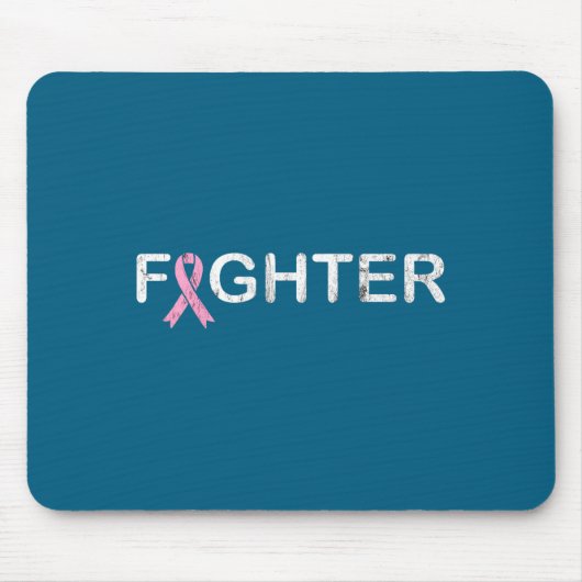 Brustkrebs Kämpfer Welt Tag Kunstwerk Mousepad (Vorne)