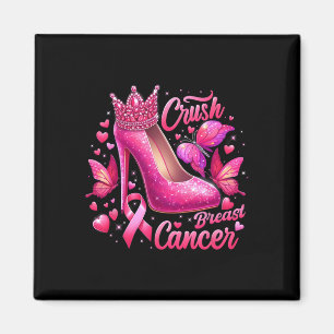 Brustkrebs kämpft wie eine Queen Black Afro Queen Magnet