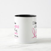 BRUSTKREBS kannte nie eine Großmutter des Held-3 Tasse (Zentrum)