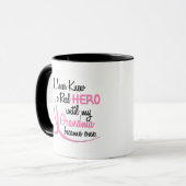 BRUSTKREBS kannte nie eine Großmutter des Held-3 Tasse (Vorderseite Links)
