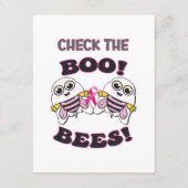 Brustkrebs-Karo Die Boo-Bienen Begleitkarte (Rückseite)