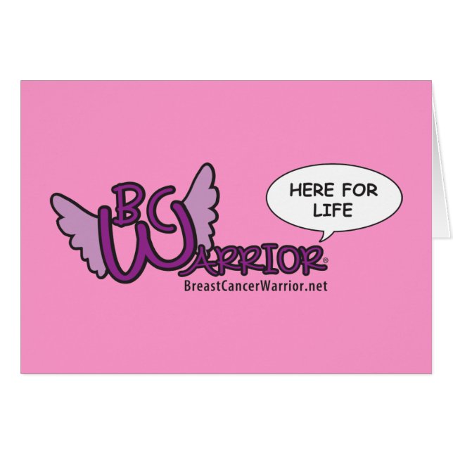 Brustkrebs-Karten (Vorderseite (Horizontal))