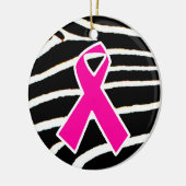 Brustkrebs Keramikornament (Links)