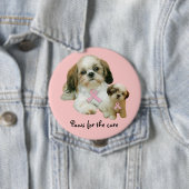 Brustkrebs-Knopf Shih Tzu Button (Beispiel)