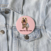 Brustkrebs-Knopf Yorkshires Terrier Button (Beispiel)