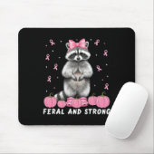 Brustkrebs-Krieger (Abb. Mousepad (Mit Mouse)