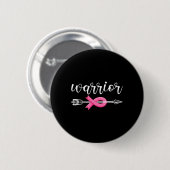 Brustkrebs-Krieger Brustkrebs-Bewusstsein Button (Vorne & Hinten)