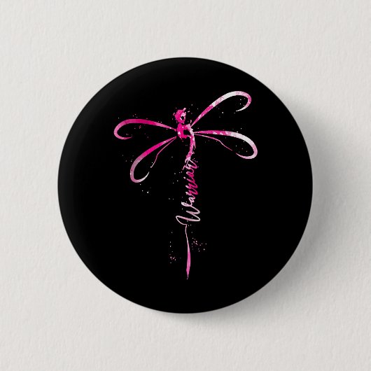 Brustkrebs Krieger Brustkrebs-Bewusstsein Button (Vorderseite)