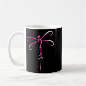 Brustkrebs Krieger Brustkrebs-Bewusstsein Kaffeetasse (Links)