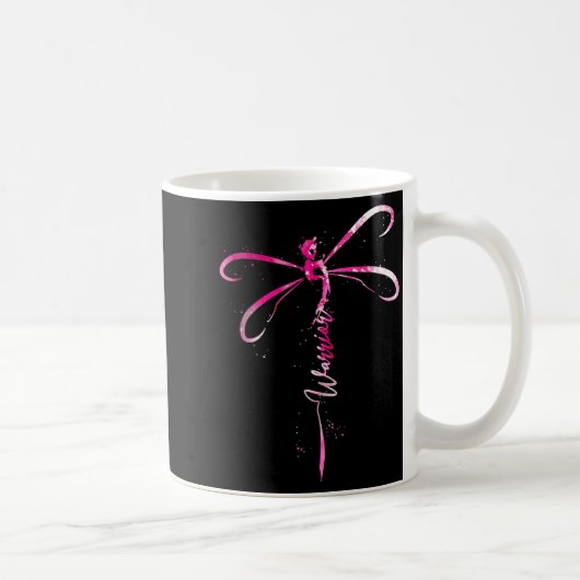 Brustkrebs Krieger Brustkrebs-Bewusstsein Kaffeetasse (Rechts)