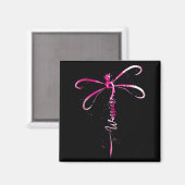 Brustkrebs Krieger Brustkrebs-Bewusstsein Magnet (Vorderseite/Rückseite)