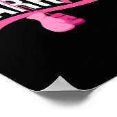 Brustkrebs-Krieger Brustkrebs-Bewusstsein Poster (Ecke)