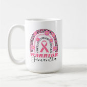 Brustkrebs-Krieger mit Namen Kaffeetasse (Links)