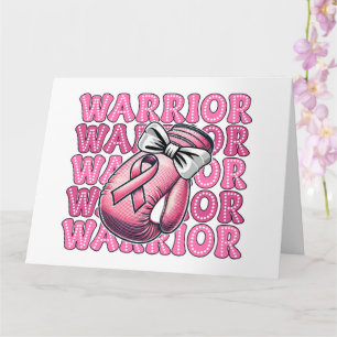 Brustkrebs Kriegerin Bewusstseinskarte Karte