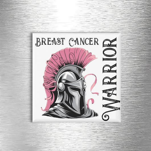 Brustkrebs-Kriegerplatz-Kühlschrank Magnet