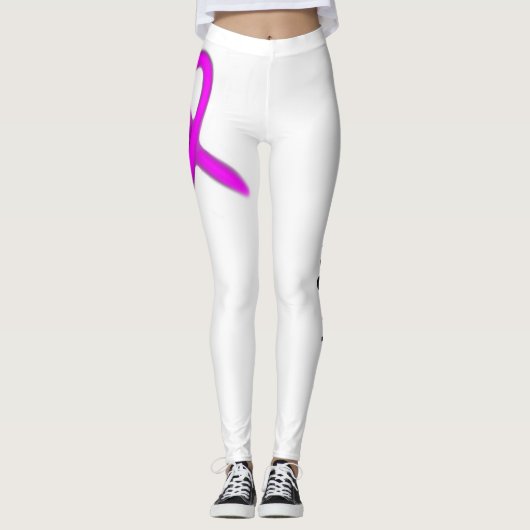 Brustkrebs Leggings (Vorderseite)