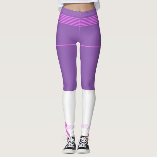 Brustkrebs Leggings (Vorderseite)