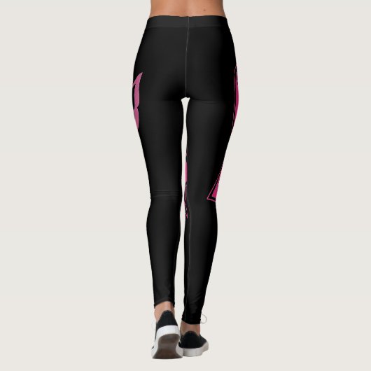 Brustkrebs Leggings (Rückseite)