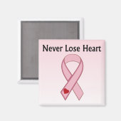 Brustkrebs Magnet (Vorderseite/Rückseite)