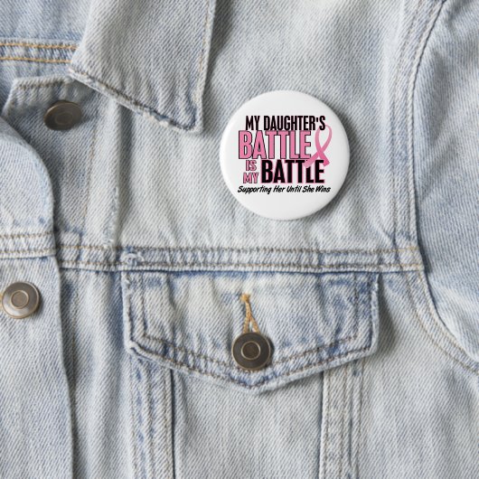 Brustkrebs mein KAMPF ZU 1 Tochter Button (Beispiel)