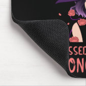 Brustkrebs mit dem falschen HexenHallowee verwirrt Mousepad (Ecke)
