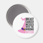 Brustkrebs mit dem falschen Hexenwitz Magnet (Vorderseite/Rückseite)