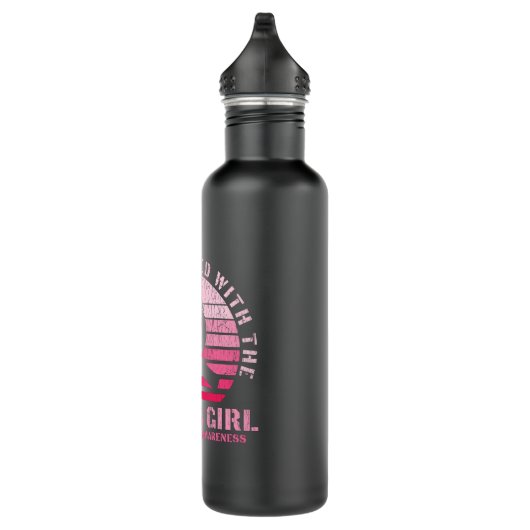 Brustkrebs mit dem falschen Mädchenüberlebnis Edelstahlflasche (Rechts)