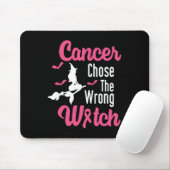 Brustkrebs mit dem falschen rosa Hexenhut Mousepad (Mit Mouse)