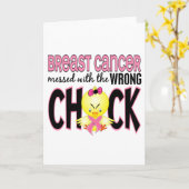 Brustkrebs mit dem falschen Schwanz Karte (Gelbe Blume)