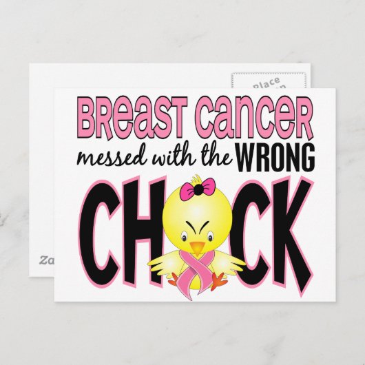 Brustkrebs mit dem falschen Schwanz Postkarte (Vorne/Hinten)