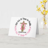 Brustkrebs mit GOT CROSS 1 Karte (Gelbe Blume)